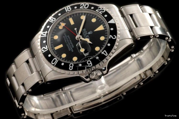 0211 ROLGMT016C – Vintage GMT SS Black Bezel Swiss Eta 2836- Versatile 962